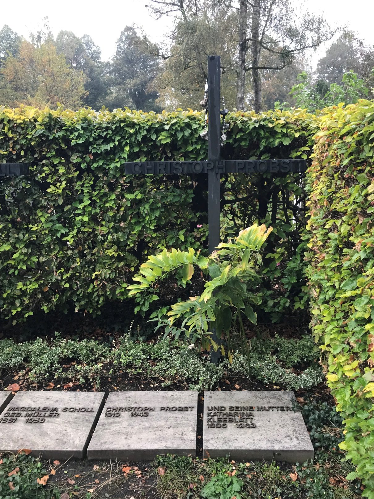 Scholl siblings and Christoph Probst's tomb, Munich, by Sal Mangione - 05.jpg